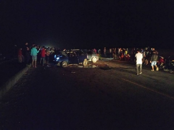 Hiện trường vụ tai nạn.