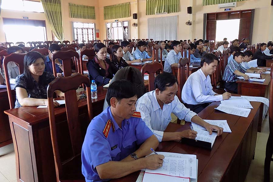 Cán bộ chủ chốt huyện Chư Pưh quán triệt các quy định mới về công tác kiểm tra giám sát và thi hành kỷ luật của Đảng