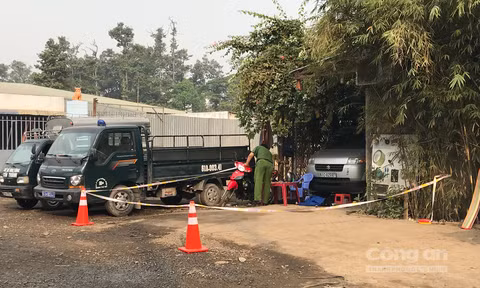 Hiện trường xảy ra vụ việc.