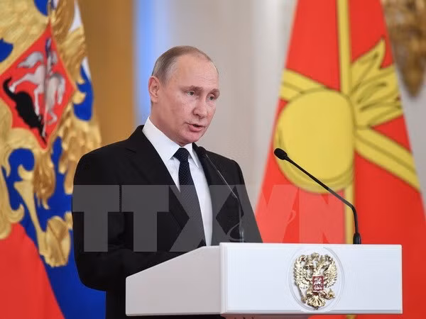 Tổng thống Nga Vladimir Putin. (Nguồn: AFP/TTXVN)