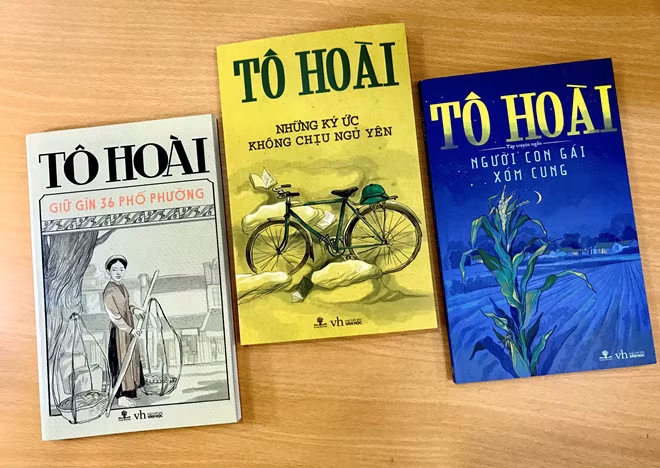  Ba tác phẩm mới được ra mắt độc giả của nhà văn Tô Hoài.