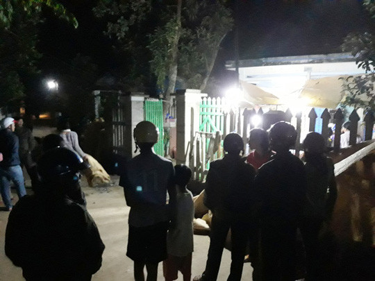 Nhà ông Nguyễn Văn Tâm - nơi xảy ra vụ án mạng kinh hoàng.