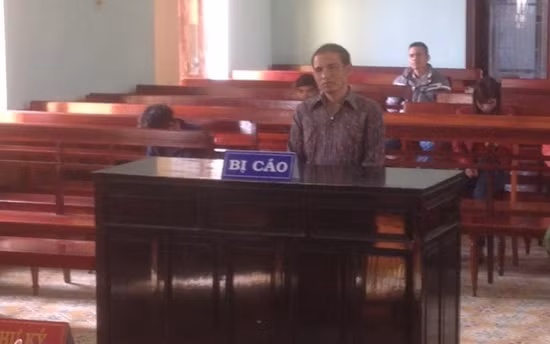 Bị cáo A Hồ tại phiên xử.