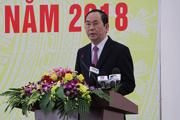 Chủ tịch nước Trần Đại Quang.