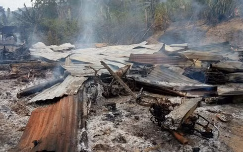 Hiện trường vụ cháy