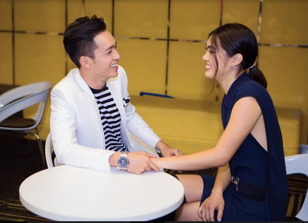 Bạch Công Khanh và Celina Huỳnh trong phim.