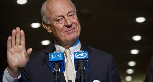 Đặc phái viên Liên Hợp Quốc về tình hình Syria Staffan de Mistura đã có mặt tại Sochi để tham dự Đại hội Đối thoại dân tộc Syria. Ảnh: Sputnik.  Đặc phái viên Liên Hợp Quốc về tình hình Syria Staffan de Mistura đã có mặt tại Sochi để tham dự Đại hội Đối thoại dân tộc Syria. Ảnh: Sputnik.