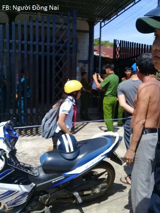 Hiện trường xảy ra vụ việc. Hiện trường xảy ra vụ việc.