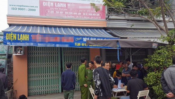 Hiện trường nơi phát hiện sự việc.