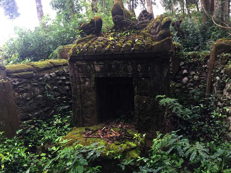 Rêu phong và cả đổ nát.