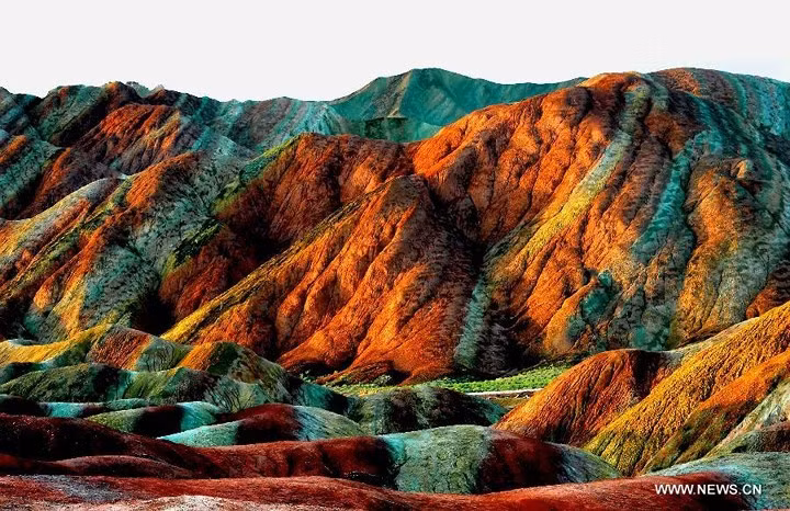 Hạt Taining, tỉnh Phúc Kiến, đã có những ví dụ rất điển hình về hình thái đất 