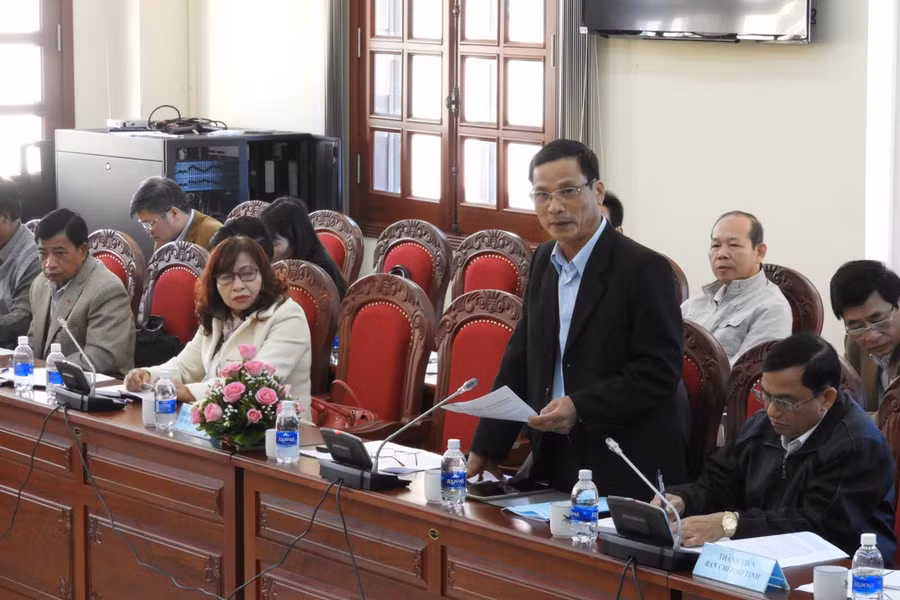 Các đại biểu phát biểu tại hội nghị. Ảnh: T.N