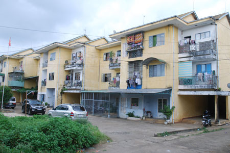 Chung cư Lê Lợi. Ảnh: Nguyễn Giác 