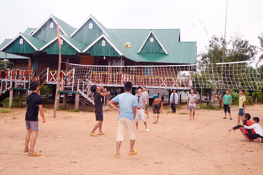 Các xã vùng sâu của huyện Kông Chro ngày càng khởi sắc. Ảnh: Đinh Yến