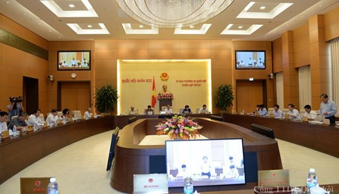 Một phiên họp của Ủy ban Thường vụ Quốc hội Một phiên họp của Ủy ban Thường vụ Quốc hội