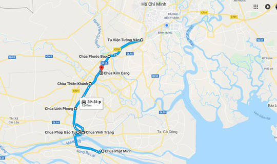 Bản đồ di chuyển bằng xe ô tô. Bạn nên xuất phát từ sáng sớm để hành trình được trọn vẹn. Bản đồ di chuyển bằng xe ô tô. Bạn nên xuất phát từ sáng sớm để hành trình được trọn vẹn.