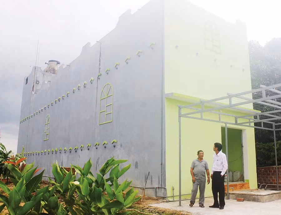 Nhà nuôi yến thứ 2 trên đất Ia Ma Rơn (huyện Ia Pa) của thương hiệu Yến sào NestGia. Ảnh: S.C