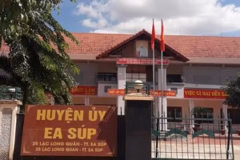 Huyện ủy Ea Súp-nơi ông Trần Ngọc Điếp công tác.