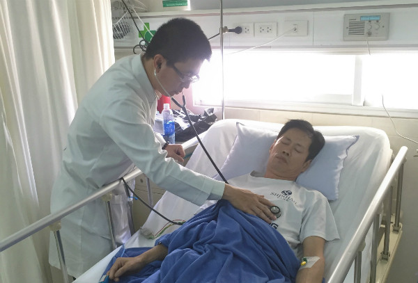 Bệnh nhân hồi phục sau can thiệp.