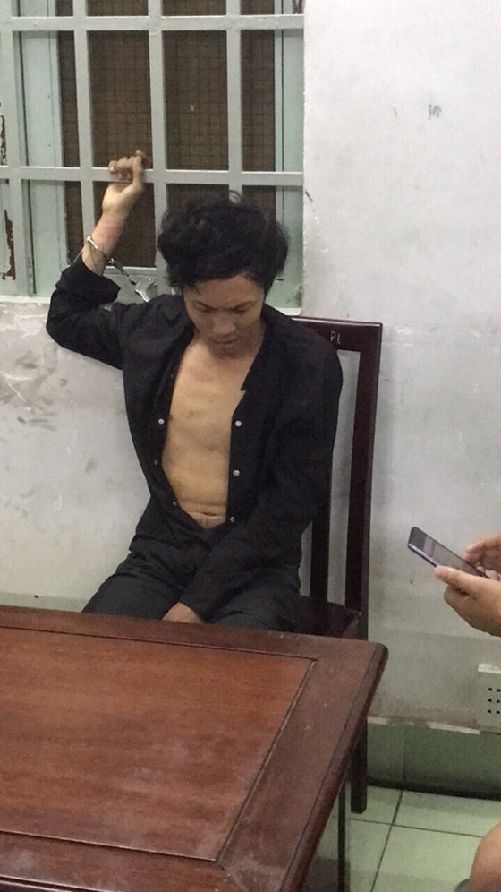 Tên Đạt tại cơ quan Công an.