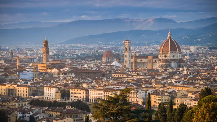Thành phố Florence với những mái ngói đỏ - Ảnh: Mauro Maione