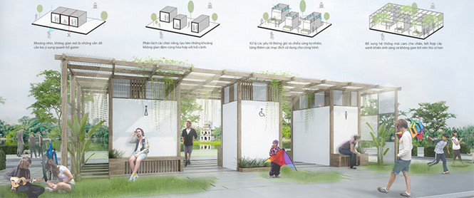  Phương án thiết kế nhà vệ sinh ở hồ Gươm