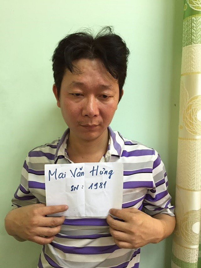 Đối tượng Hưng bị bắt giữ sau 13 năm lẩn trốn.