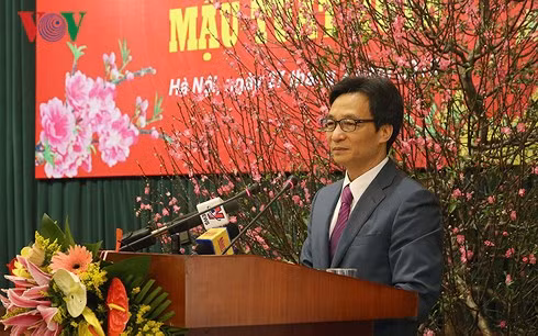 PTT Vũ Đức Đam phát biểu tại Hội nghị Giao ban báo chí