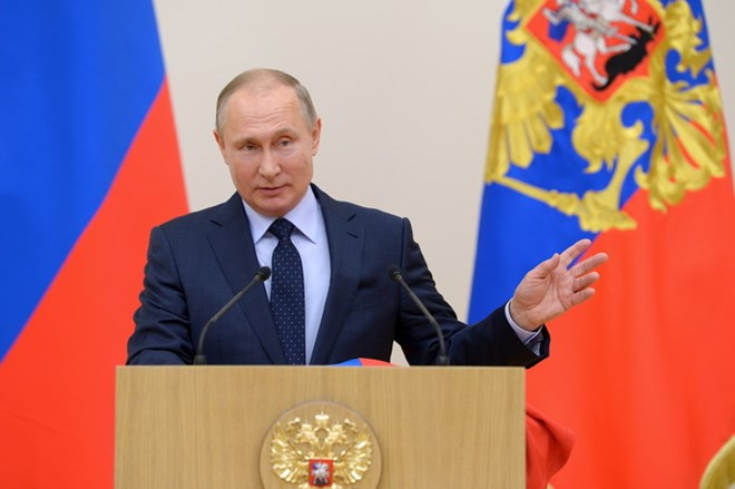  Tổng thống Vladimir Putin. (Nguồn: AFP/TTXVN)