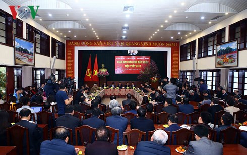 Toàn cảnh Hội nghị giao ban báo chí đầu xuân Mậu Tuất Toàn cảnh Hội nghị giao ban báo chí đầu xuân Mậu Tuất