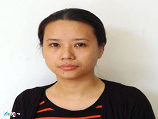 Kiều nữ Nguyễn Thị Khéo tại cơ quan điều tra. Ảnh: C.A. Kiều nữ Nguyễn Thị Khéo tại cơ quan điều tra. Ảnh: C.A.