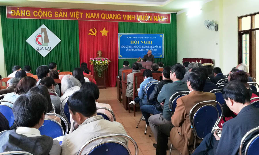  Năm 2017, Hội Văn học nghệ thuật Gia Lai đã đạt được nhiều thành tích đáng kể. Ảnh: Phương Linh
