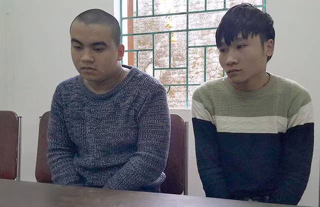 Hai nghi can Lê Nhật Rôn và Nguyễn Phúc đang bị tạm giữ.