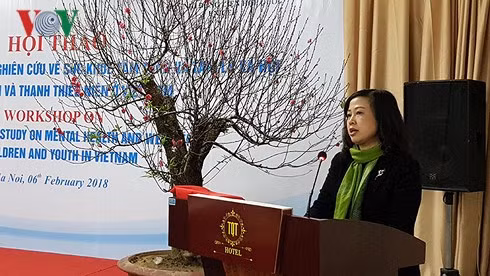  Hội thảo chia sẻ báo cáo kết quả nghiên cứu về sức khỏe tâm thần và tâm lý xã hội của trẻ em và thanh thiếu niên ở Việt Nam.