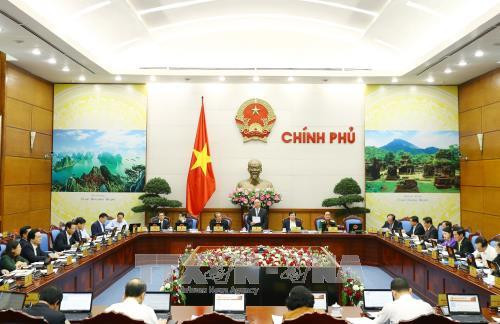 Một phiên họp thường kỳ của Chính phủ.