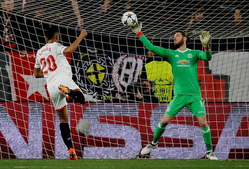 De Gea đem về 1 điểm quý giá cho Man United trước Sevilla