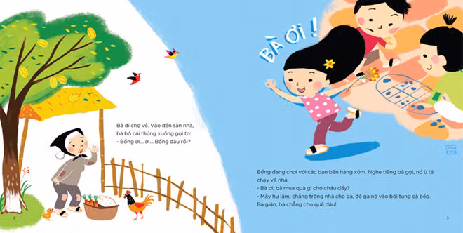 Đoạn văn quen thuộc với nhiều thế hệ khi xuất hiện trong sách giáo khoa, được họa sĩ minh họa.