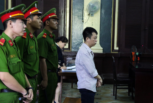 Bị cáo Ngô Văn Dũng tại phiên tòa. Bị cáo Ngô Văn Dũng tại phiên tòa.