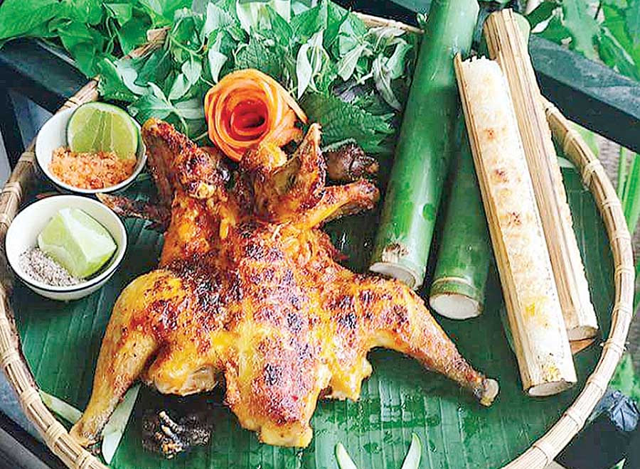  Muối chấm luôn thường trực trong những bữa ăn của người dân Jrai. Ảnh: K.T