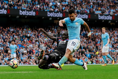  Sergio Aguero là chân sút hiệu quả nhất Man City mùa này