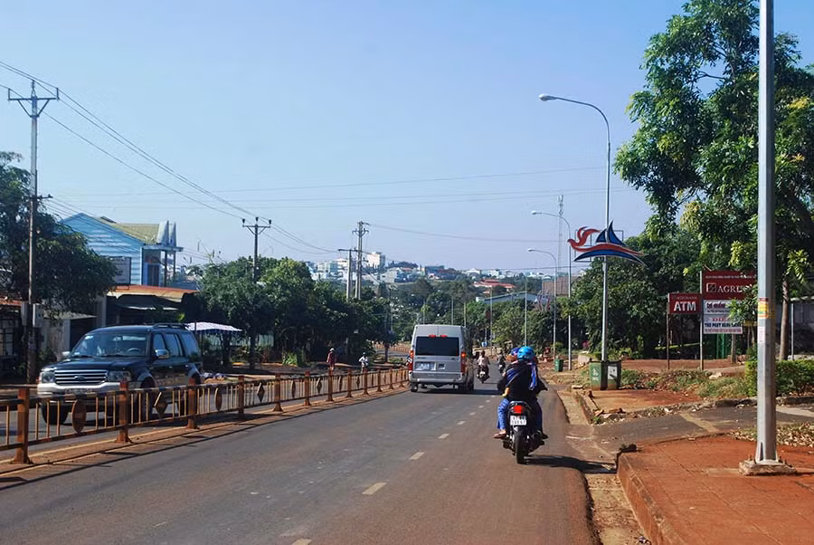 Một góc thị trấn Chư Ty.