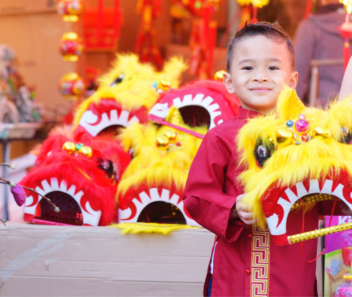 Trẻ em gốc Việt vui Tết ở Cali - Ảnh: NVCC Trẻ em gốc Việt vui Tết ở Cali - Ảnh: NVCC