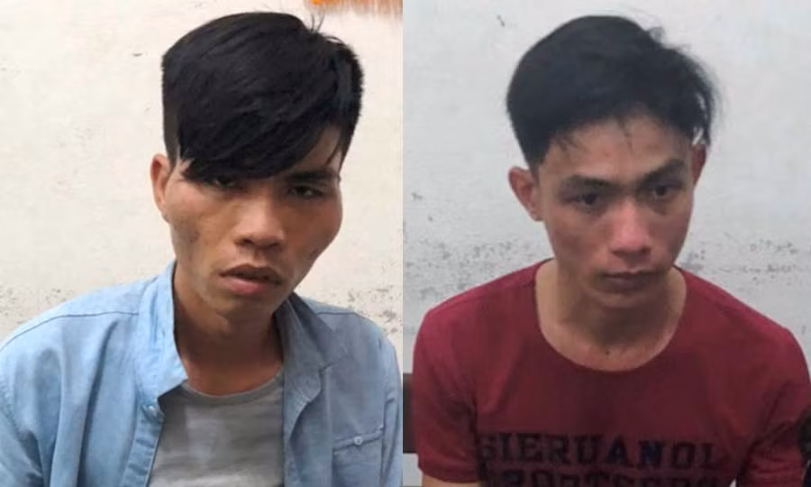 Trần Quốc Lĩnh (trái) và Phan Văn Phúc 