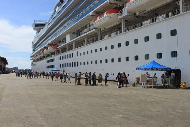 Tàu biển 5 sao đưa khách quốc tế ghé Việt Nam. (Nguồn: Princess Cruises) Tàu biển 5 sao đưa khách quốc tế ghé Việt Nam. (Nguồn: Princess Cruises)