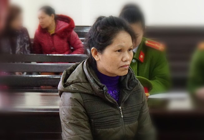 Bị cáo Thủy tại phiên tòa. Bị cáo Thủy tại phiên tòa.