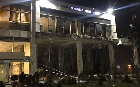 Hiện trường vụ nổ. (Ảnh: express.co.uk)