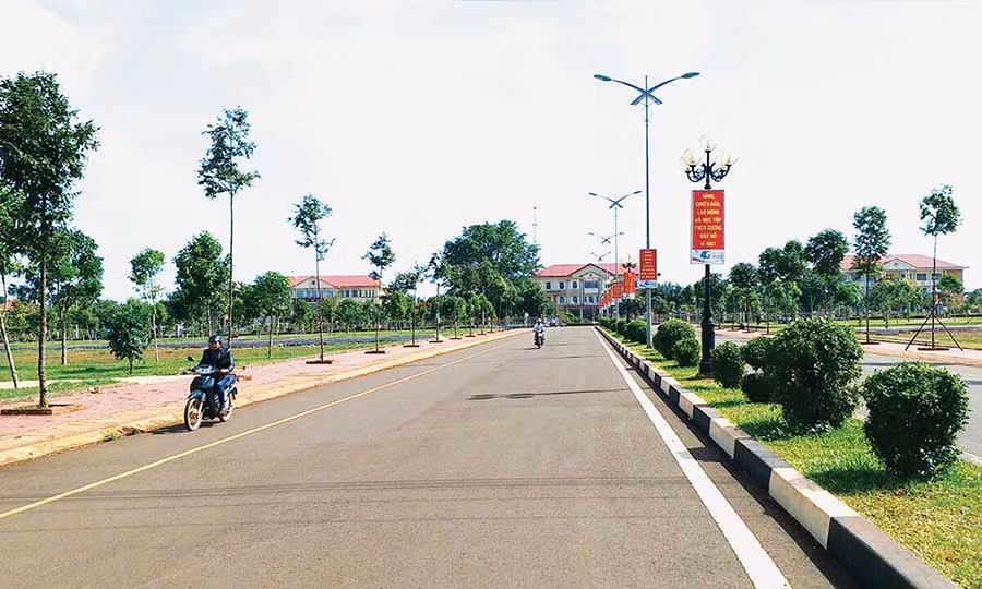 Trung tâm hành chính huyện Chư Pưh.