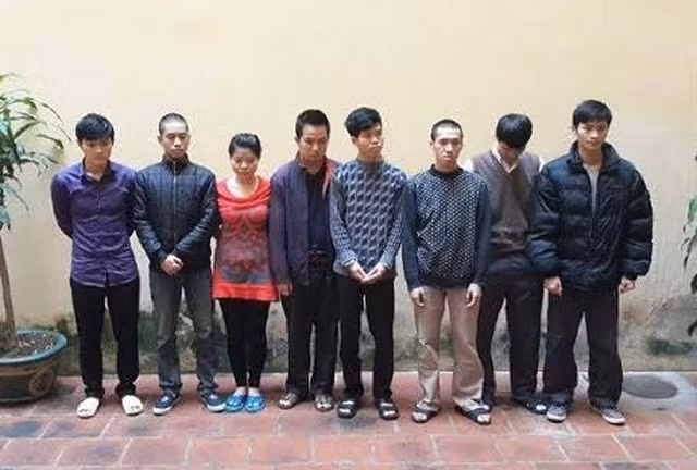 Các bị can trong vụ án.