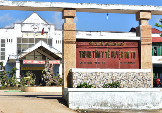  Trung tâm Y tế huyện Ba Tơ - Nơi bệnh nhân bị chó dại cắn nhập viện. Ảnh minh họa