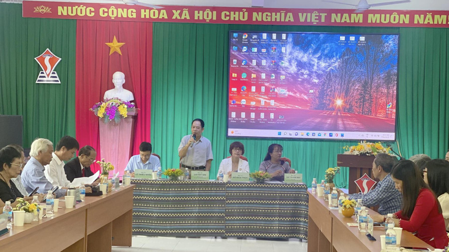 Các đại biểu tham dự buổi tọa đàm. Ảnh: Báo Đak Lak 